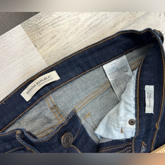Banana Republic premium denim Skinny Dark Wash Jeans‎ 28 - Picture 4 of 6